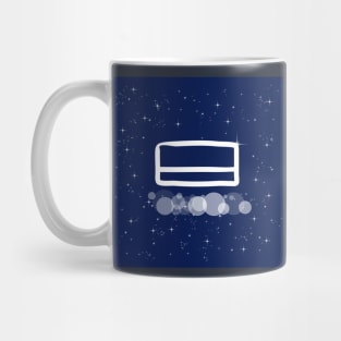 Bank card, electronic money, payment, technology, light, universe, cosmos, galaxy, shine, concept Mug